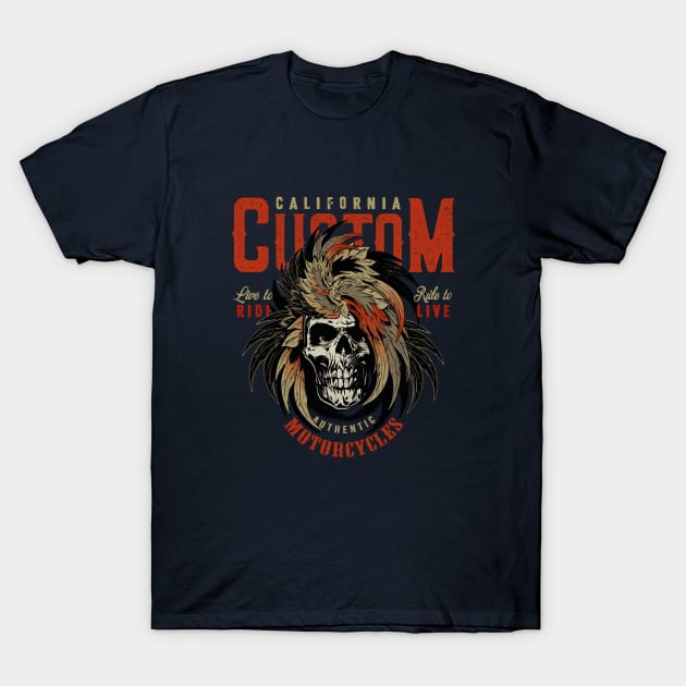 California custom motorcycles T-Shirt by autopic